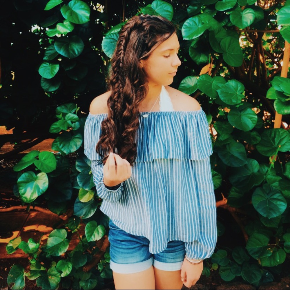 off the shoulder blouse